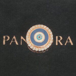 Pandora Evil Eye Double Sided Charm Exclusive Bead Rose Gold with box